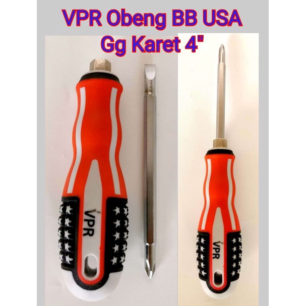 Stayvic / VPR Obeng BB USA Gagang Karet 4inch