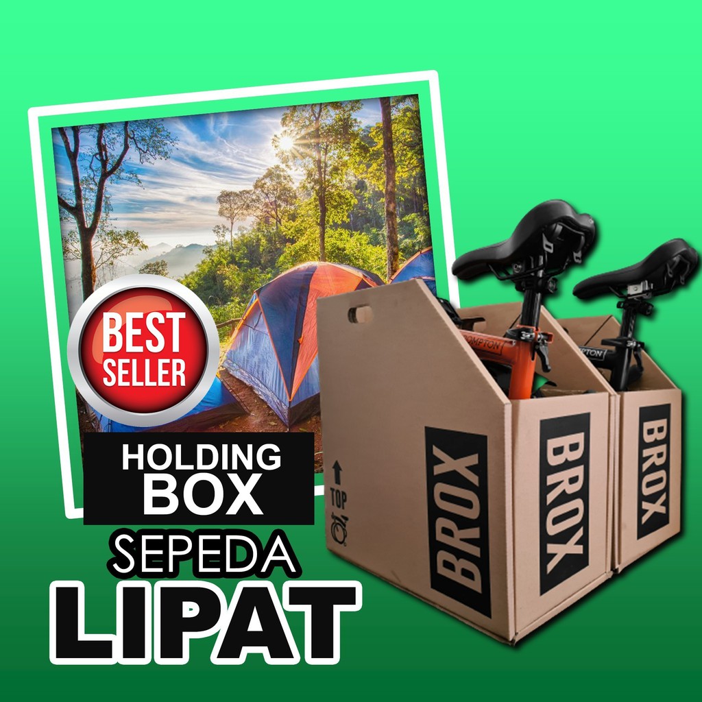 Tempat Sepeda Lipat Brox Box Sepeda Lipat Non Kayu Holding Box Sepeda