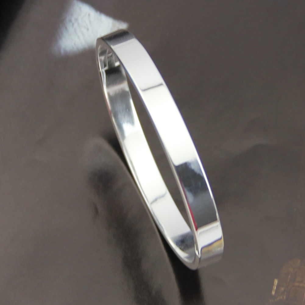 Gelang Bangle Bahan Stainless Steel Untuk Pria Dan Wanita