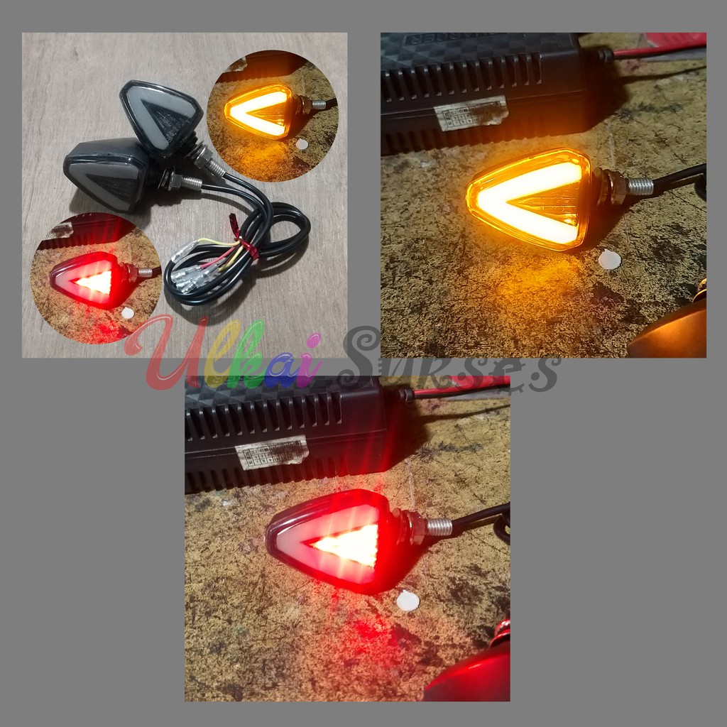 Lampu Sen Panah Mini Model Panah 2 Cahaya Murah(039 Cahaya Merah Dan Kuning) Lampu Variasi Motor Lampu Fariasi Motor Lampu Sen Motor Variasi Lampu Sen Variasi Lampu Belakang Motor Variasi Lampu Motor Custom