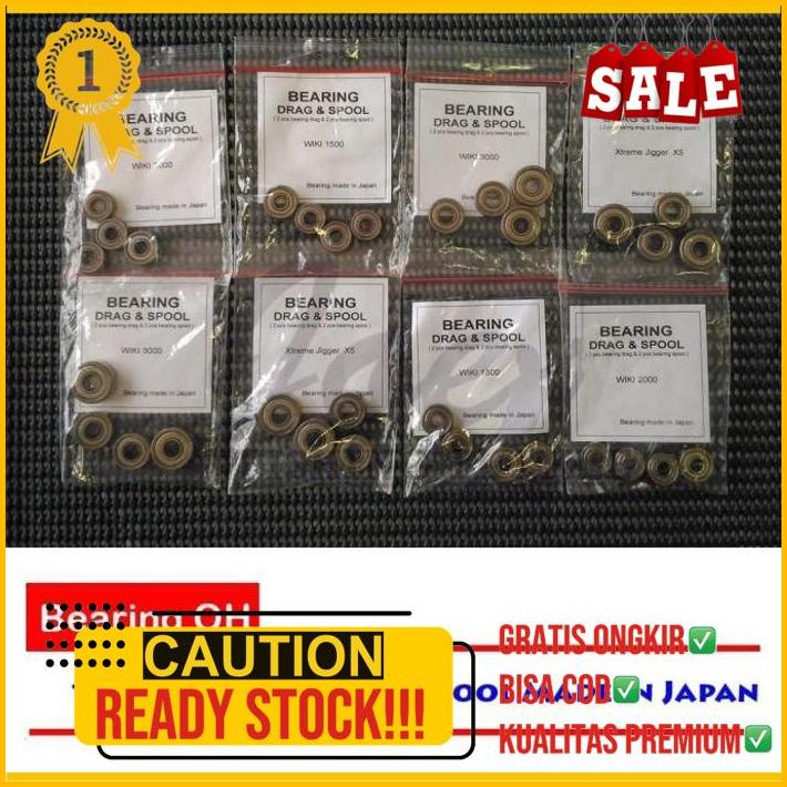 Bearing Set Reel Oh Jigging Master Xtreme Jigger Untuk Drag & Spool