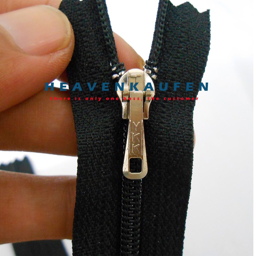 Resleting Zipper YKK 20 cm Hitam Murah