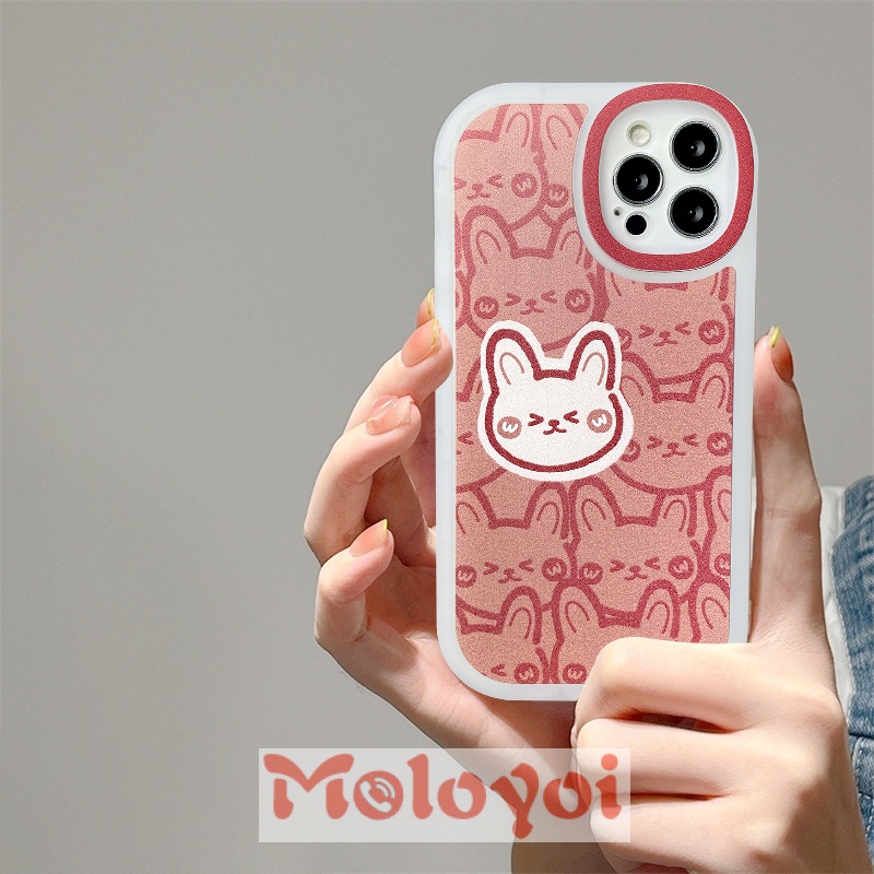 Soft Case TPU Motif Beruang / Kelinci Untuk iPhone 6 7 8 6s Plus 12 1113 Pro Max XR X XS Max SE 2020