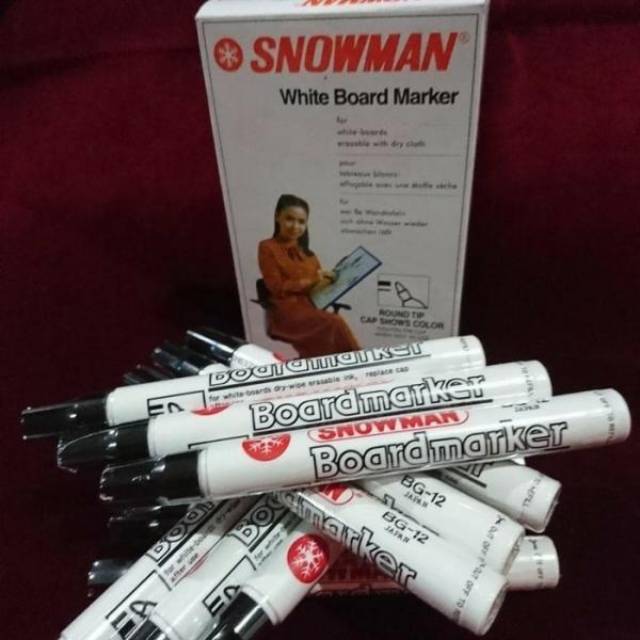 

Spidol Boardmaker Snowman BG12 Per Kotak