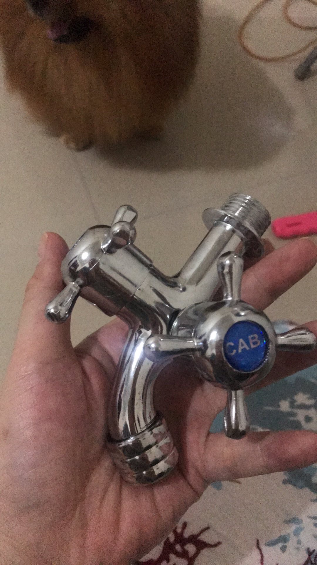 Kran Cabang Stainless Kran Double Sower