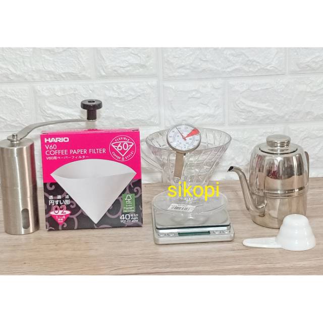 Hario v60 02 lengkap seduh