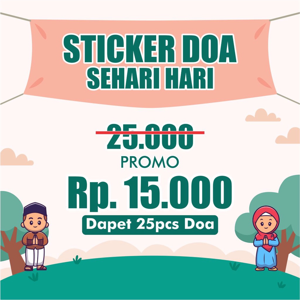 

Stiker Sticker Doa Sehari hari cocok untuk anak-anak Edukasi Belajar Soleh Ngaji Islami Ngaji Baca Arab Ibadah Label