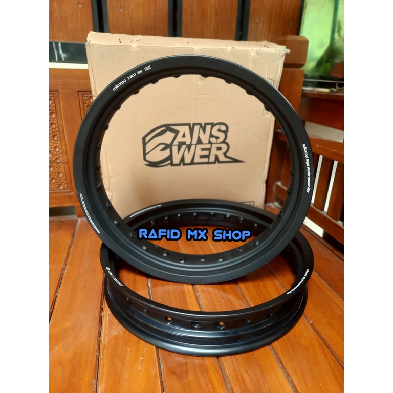 Velg Supermoto Ukuran 250-300 Klx Hole 28 28 R17 Merk Wilwood dan Aswer