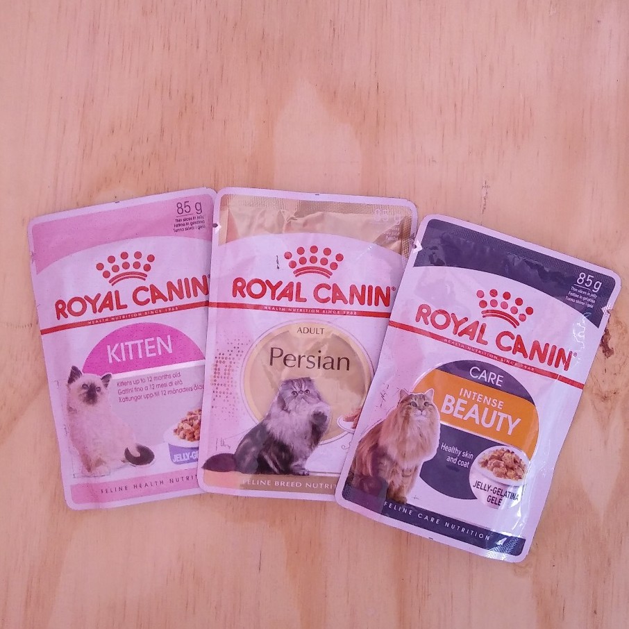 Makanan Kucing Royal Canin Pouch 3 Varian 85gr Pouch Shopee