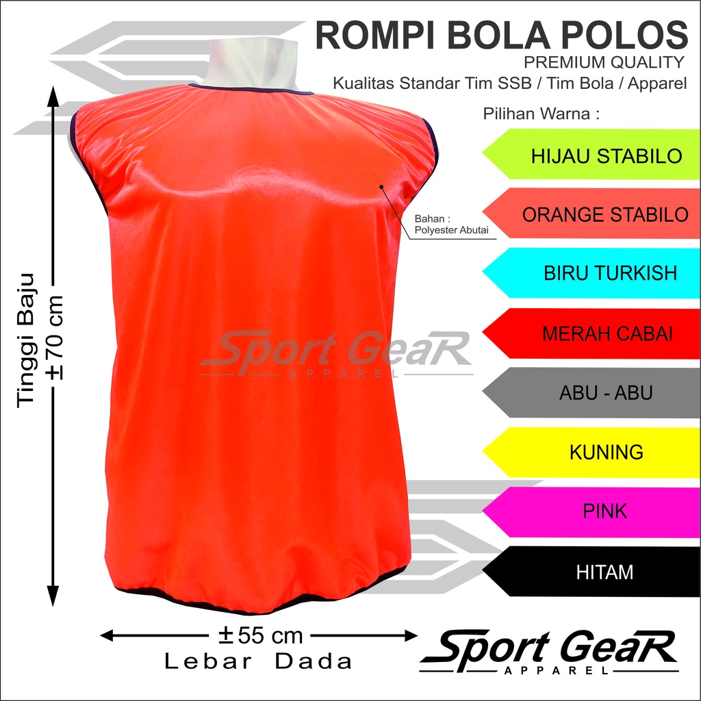 Polos Rompi Bola Futsal Size Dewasa