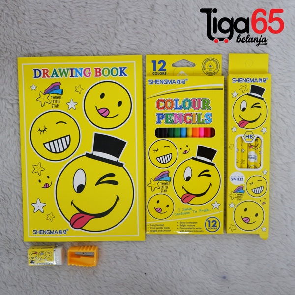 365 STATIONERY SET #40971 Buku &amp; Alat Tulis Anak / Karakter Fancy Gambar Lucu