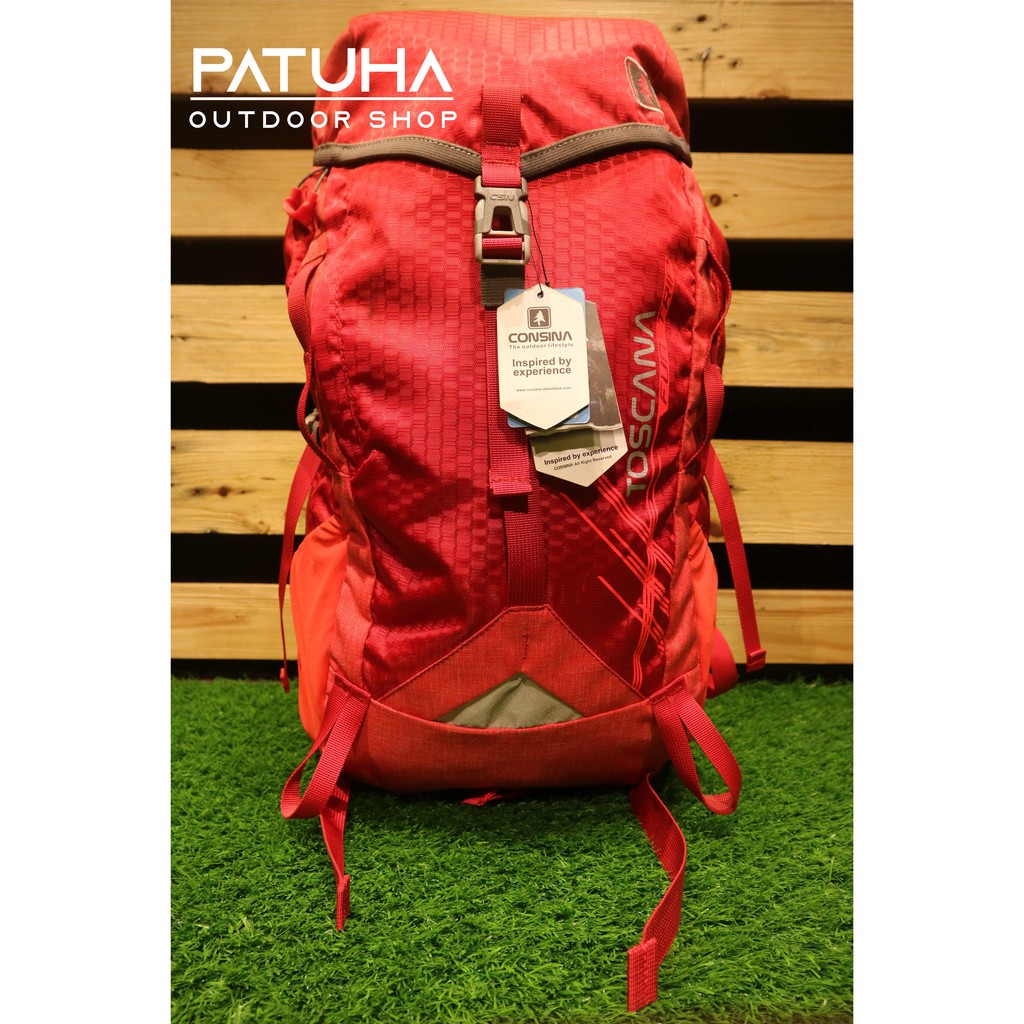 Tas Daypack day pack backpack bodypack tas laptop outdoor Ransel Carrier Consina Toscana 40L - Biru