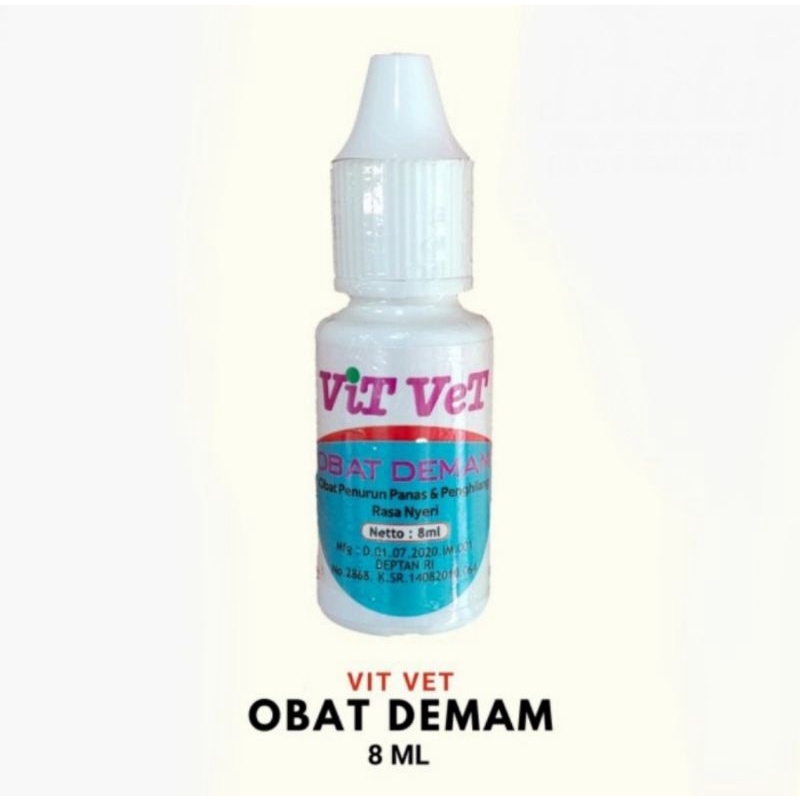 vit vet obat demam hewn anjing & kucing