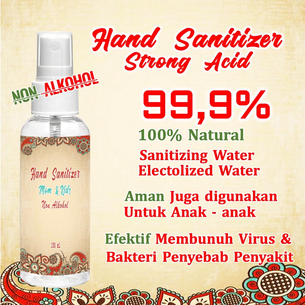 Hand Sanitizer Spray Mom and Kids Antiseptic Disinfektan Aman Food Grade