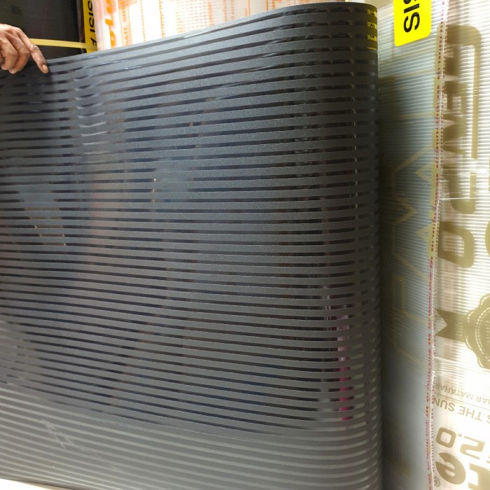 Fiber Penutup Pagar - Motif Garis Minimalis