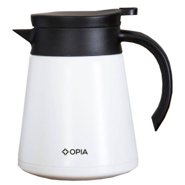 Opia Thermal Jug 800ml White / Black - Thermos Air Panas