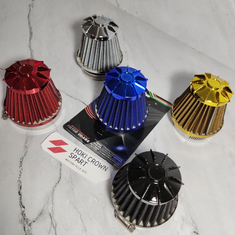 Filter udara jamur bintang besar / carbu motor variasi merk P&B uk 48,42,35 mm universal