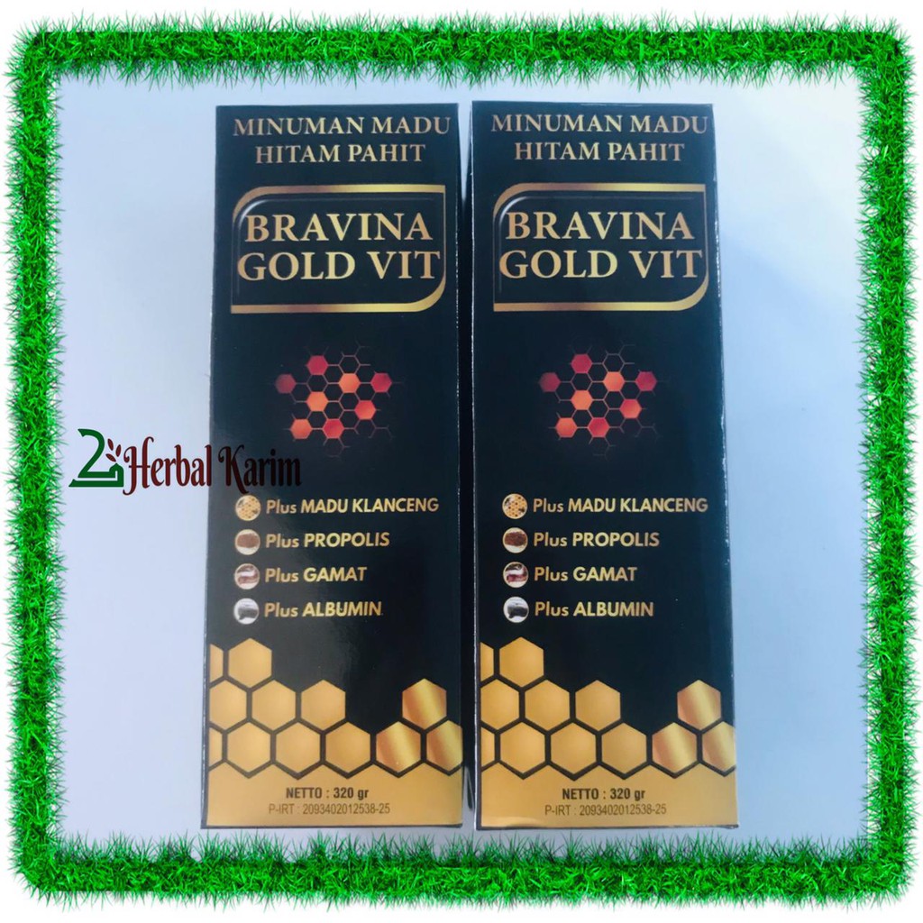 

HB MADU HITAM PAHIT BRAVINA GOLD VIT