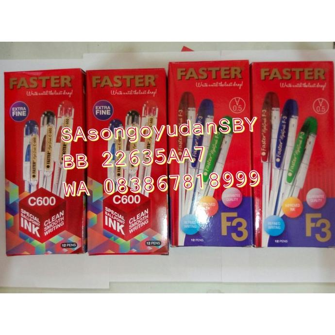 

~~~~~] Pulpen Faster C600 dan F3