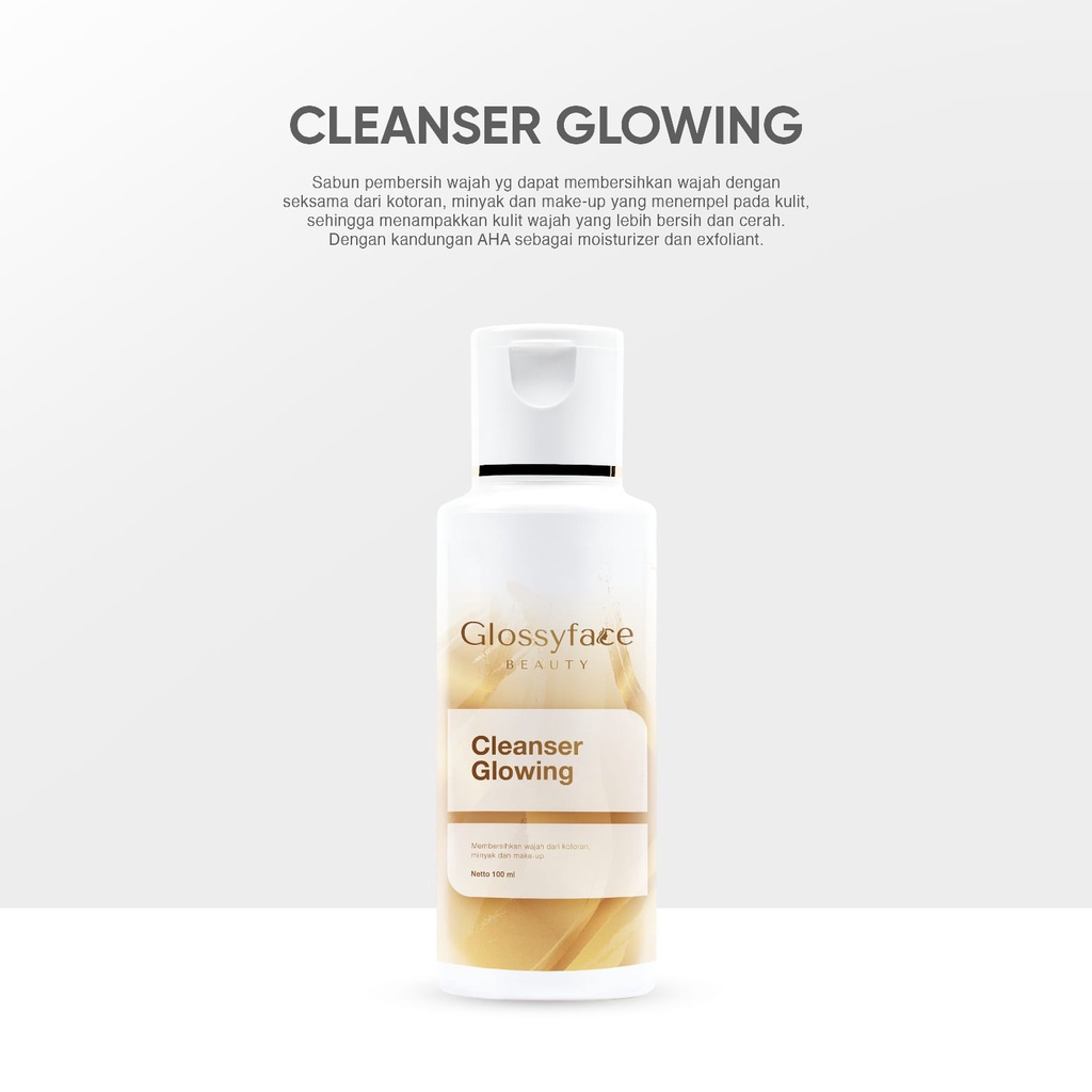 Cleanser Glowing Glossy Face Beauty