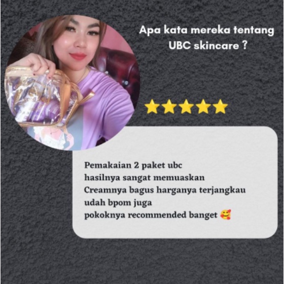 UBC Skincare Paket Glowing Bpom / UBC Cream Umi Al Fatih