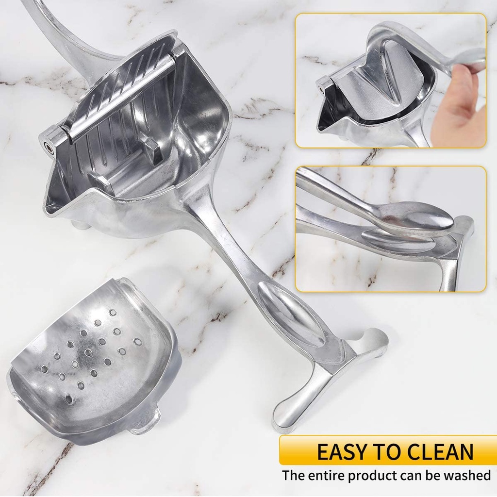 Manual Hand Pressure Juicer Juice Squeezer Cane Juice Kitchen Tool Aluminum Alloy