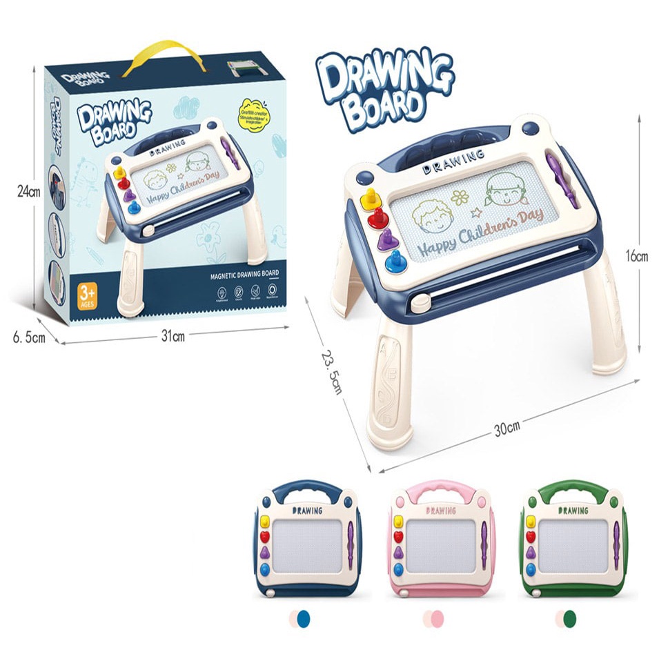 Magnetic Drawing Board Meja Gambar Portable Anak