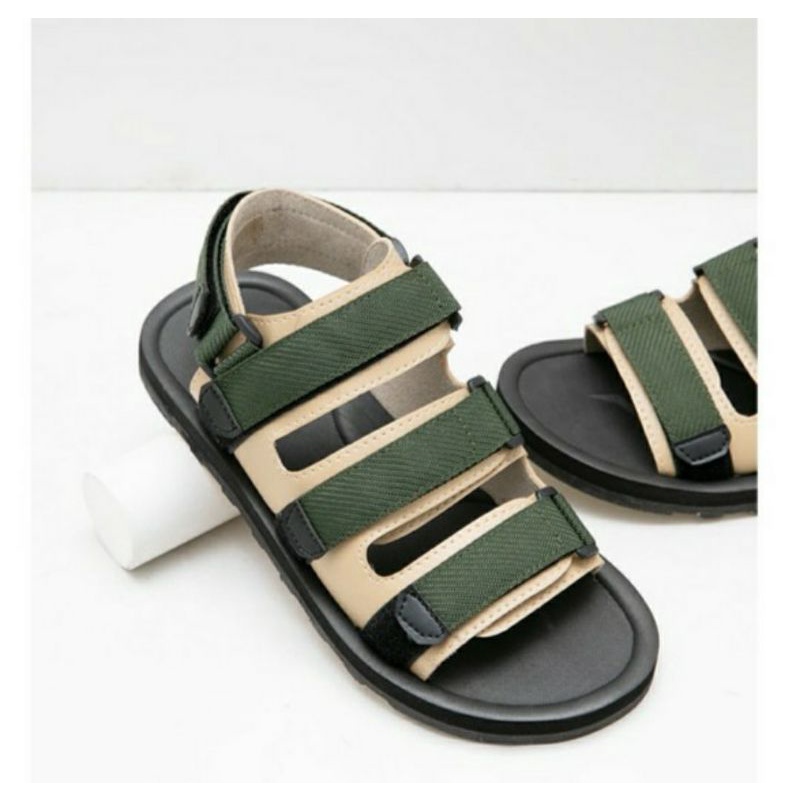 Sandal Gunung Jordan Pria Big size 44-49 Sendal Outdoor Pria Hikking Kuat Ukuran Besar Army, 47