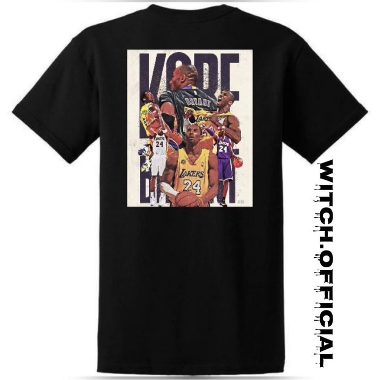 Kaos Baju Vintage KOBE BRYANT'S / TSHIRT DISTRO HITAM PRIA WANITA 24S / Tshirt vintage Kobe's
