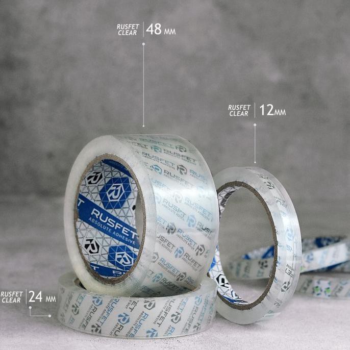 

Lakban Rusfet Bening Premium Quality 24Mm X 90Yard 1 Dus Leovivi96Out