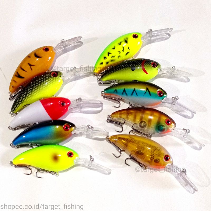 Crankbait 14gr Lidah Panjang - Umpan Casting Muara untuk Kerapu Mangrove Jack Blackbass