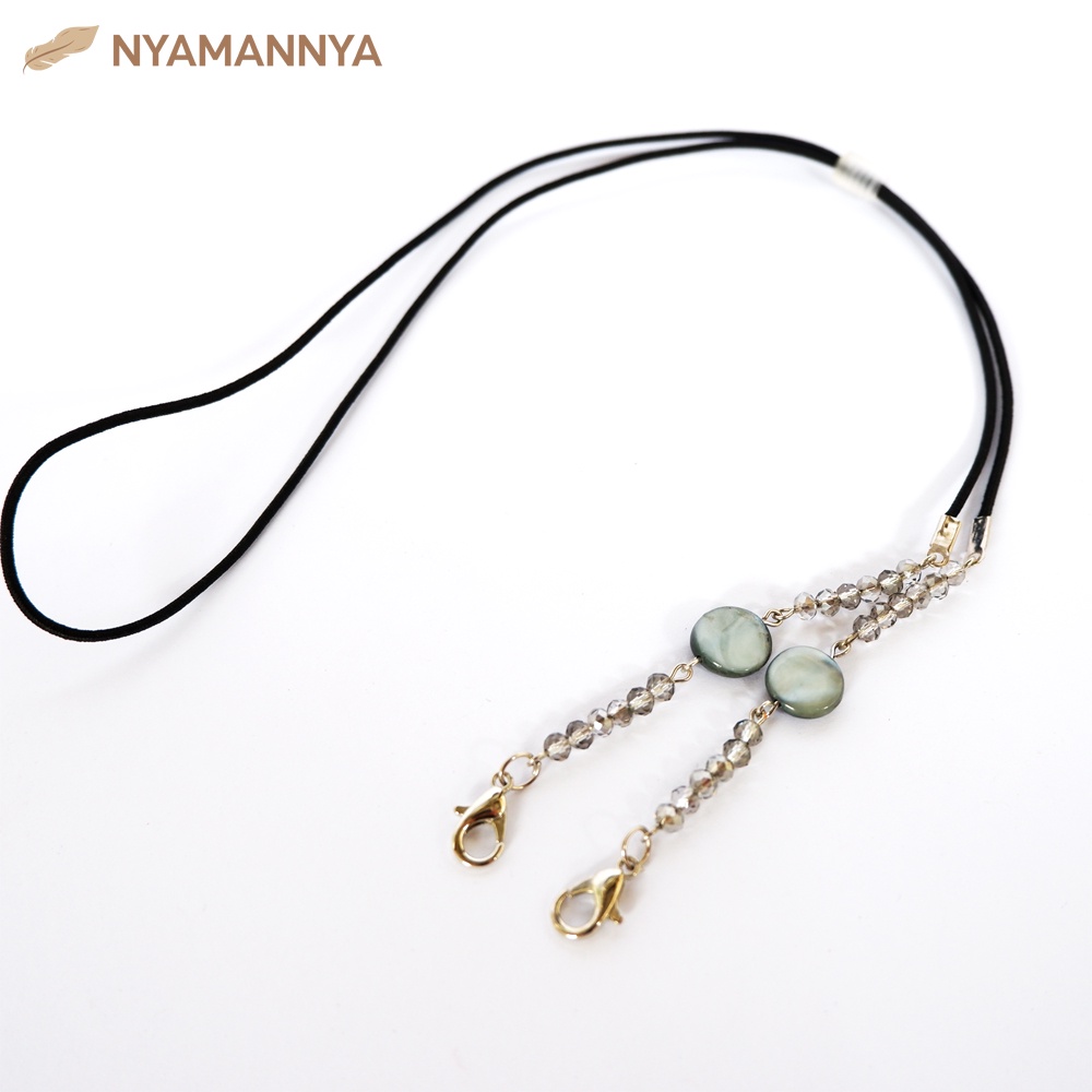 Tali Masker Hijab 2 in 1 Kalung Masker dengan Konektor Makalu Series