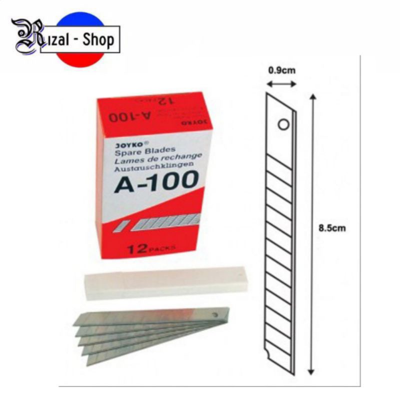 

Isi Refill Cutter Kecil Joyko A100 Pisau Potong
