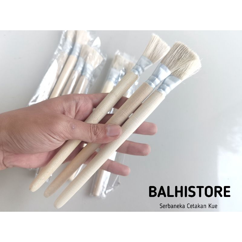 Kuas Oles Minyak Mentega Kuas Kayu Brush Baking Tool