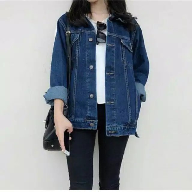 LEBAR PANJANG TINGGI CELANA ANAK SD SMP SMK 222/ Jaket Jeans Levis Wanita Cewek Jumbo Big size XXL