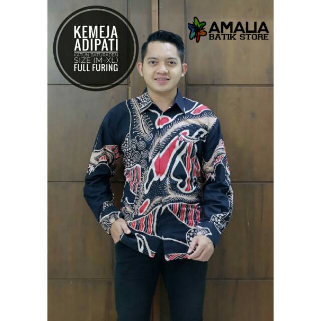 ADIPATI.Kemeja Batik Baturaden