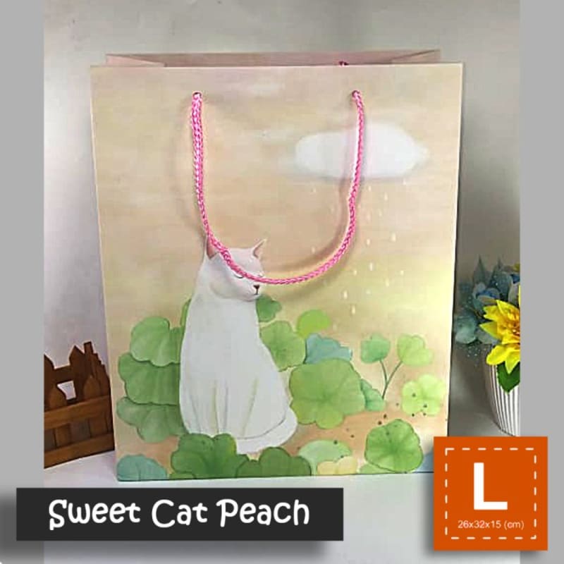 

Paper Bag Tali Motif / Tas Kertas Kado / Tas Ultah- L SWEET CAT