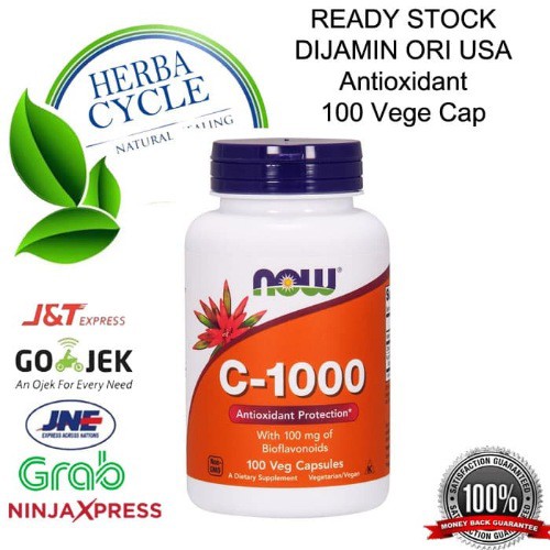 Now Foods C1000 100 Veg Cap Now Vit C 1000 Now Vitamin C 1000 Ori USA