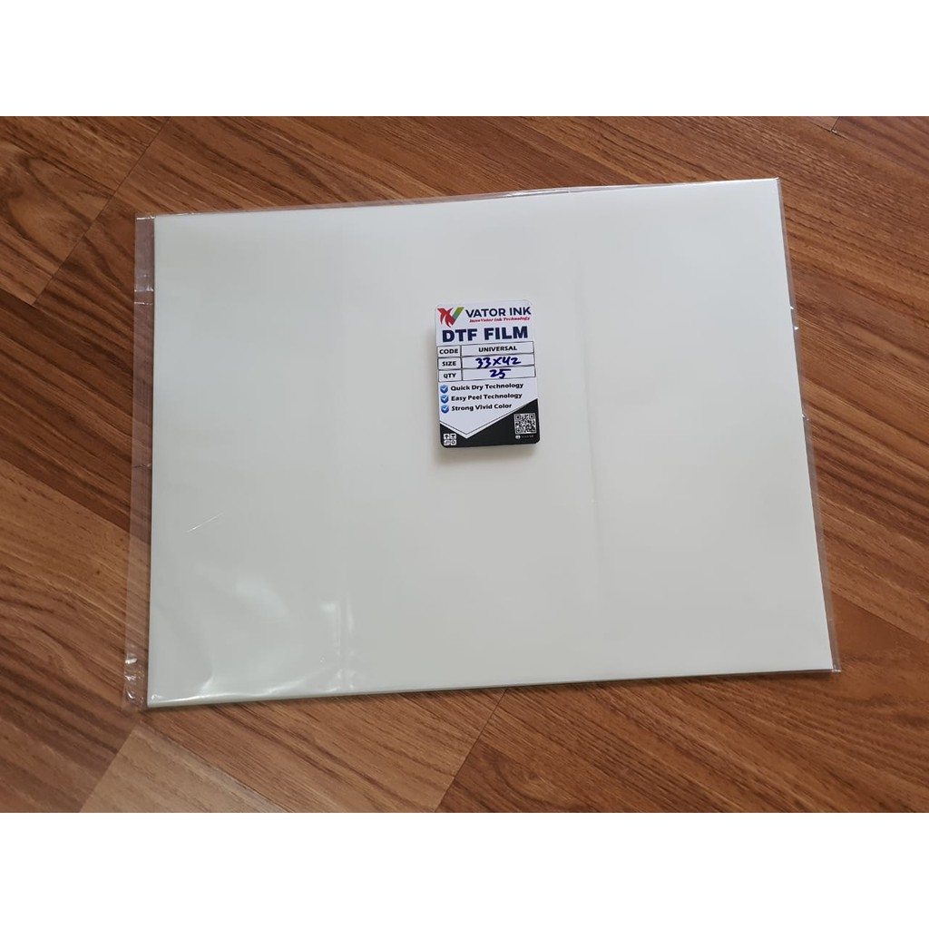PET FILM DTF VATOR UNIVERSAL 30CM x 42CM | 1 LEMBAR