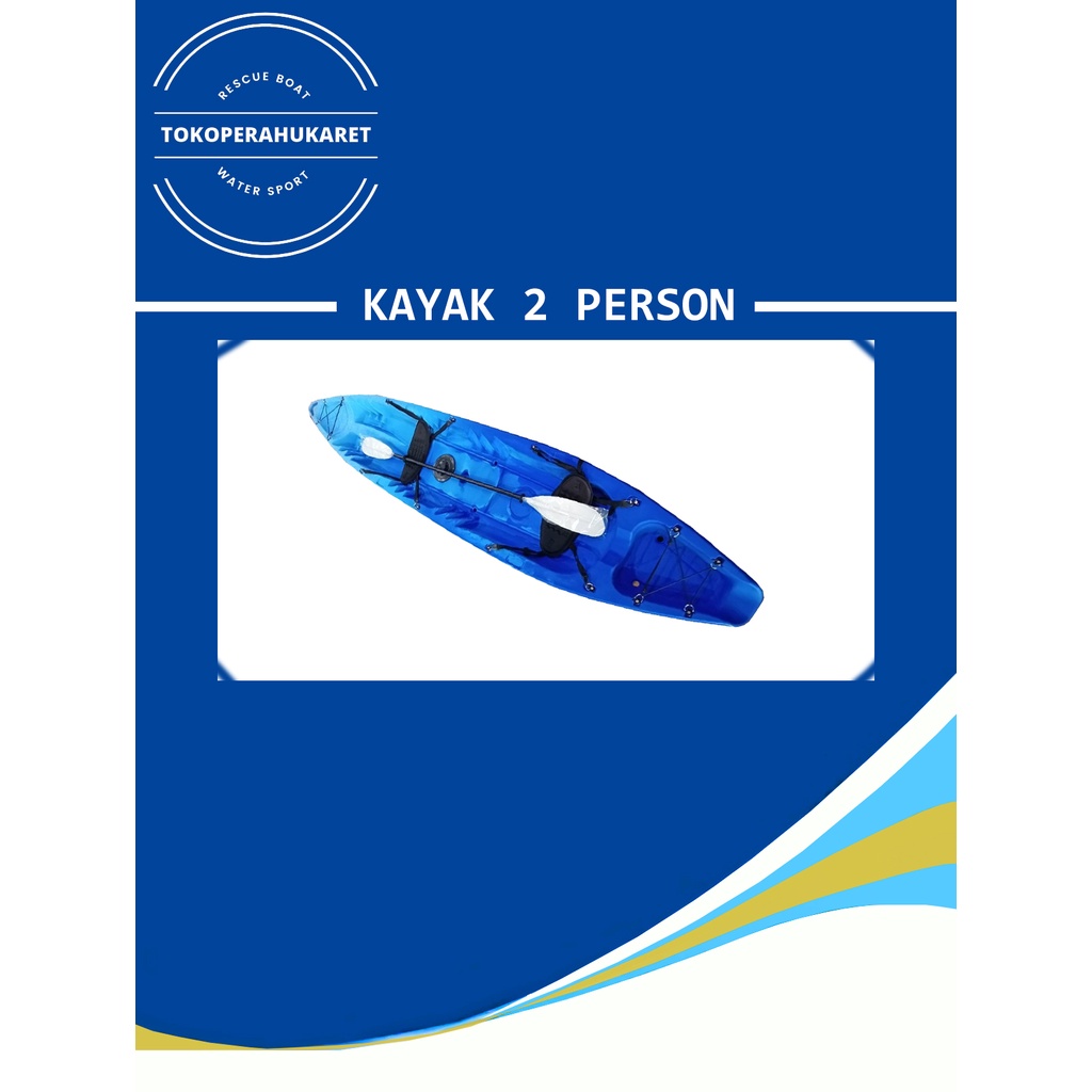 Perahu Kayak Kano LDPE 2 Person