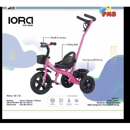 Iora Tricycles TC03 / Sepeda Tiga Roda / Sepeda Anak