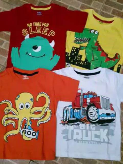 GROSIR KAOS ANAK BABY VICTORY SIZE 1-3 THN