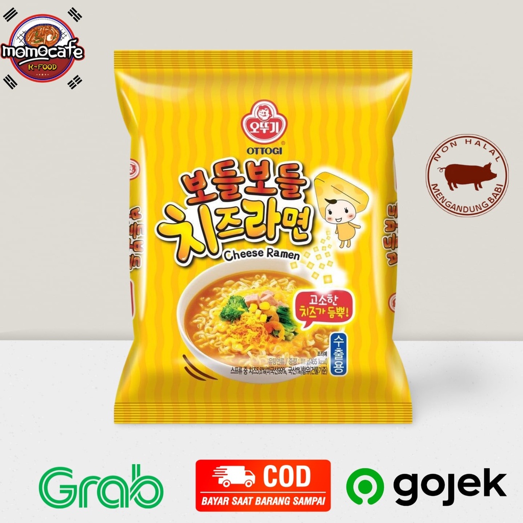 

Ottogi Cheese Ramen 111gr , Mie Korea Rasa Keju