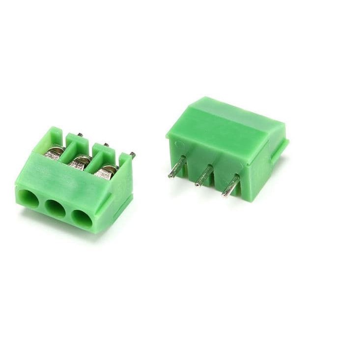 KF350 Green Terminal Block Hijau 3 pin 3p Screw 3.5mm PCB 3pin KF 350 3.5 mm