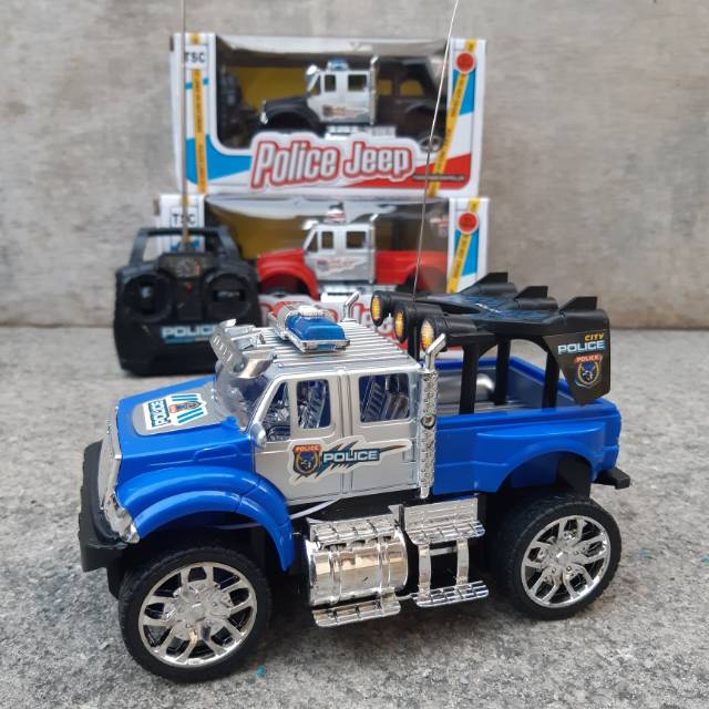 RC CAR JEEP POLICE EDUKASI MAINAN MOBIL REMOTE CONTROL ANAK EDUKATIF