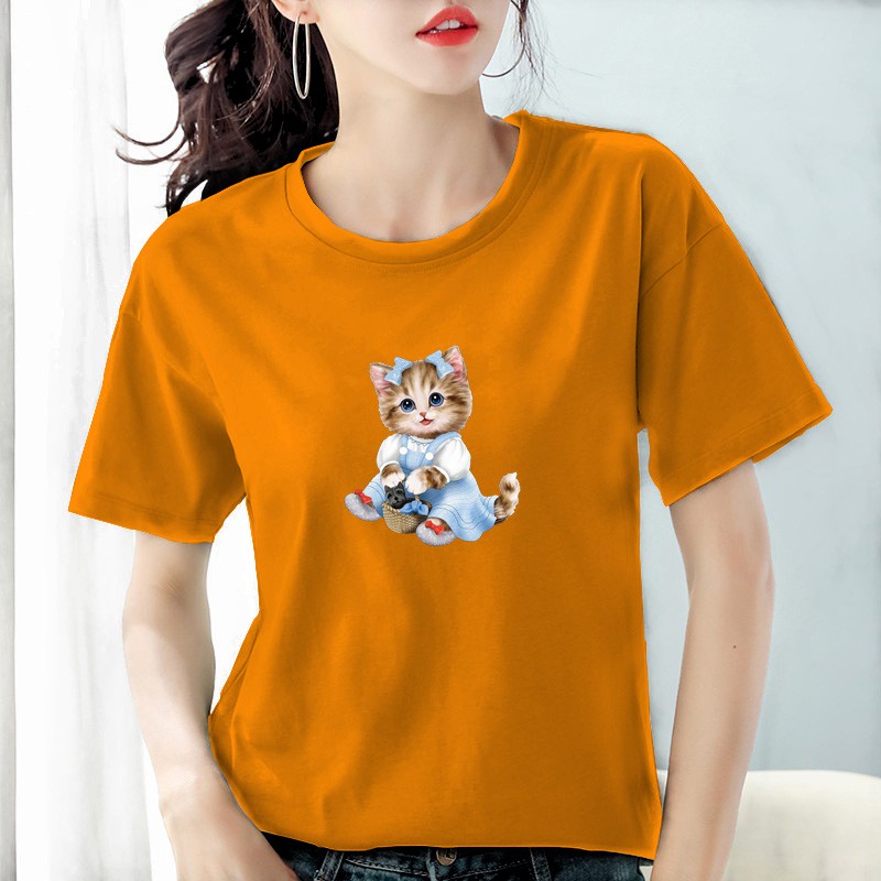 Kaos wanita cotton combed 30s / Baju wanita cotton combed  / Kaos polos wanita lengan pendek Bee105