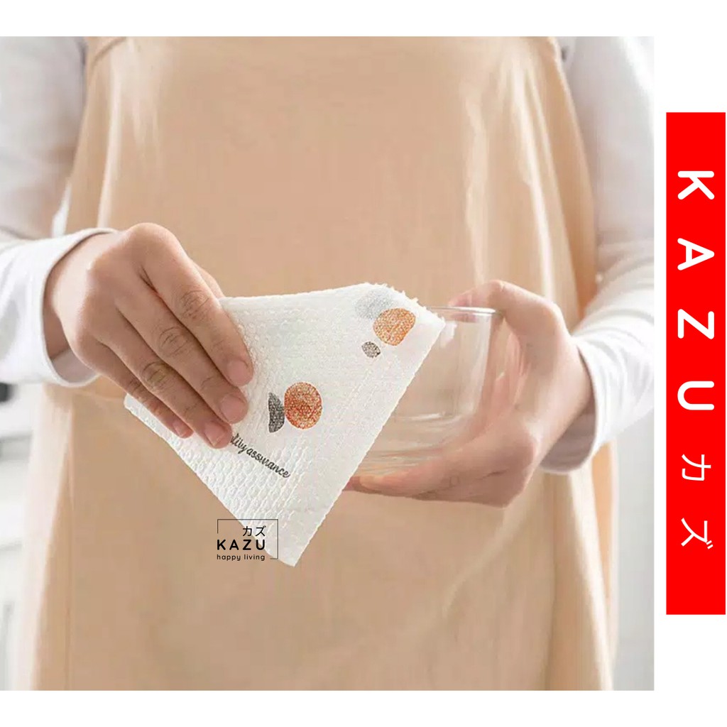KAZU KHL194 Tissue Lap Dapur Motif Dicuci Pakai Ulang Menyerap Minyak