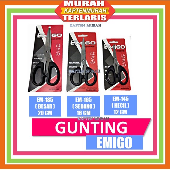 

EMIGO Gunting Alat Potong Gunting Kain Gunting Kertas Gunting Serbaguna Terbaru Spesial Promo Murah