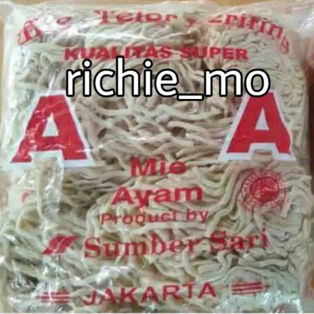 

Mie Ayam/ Mie Telur/ Mie Keriting merek AA berkualitas tinggi