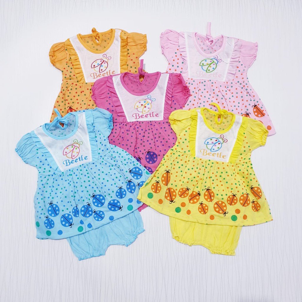 COD Dress Anak Cewek Motif Baby Alicia